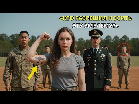 Видео: Они смеялись над её татуировкой — пока командир «Морских котиков» не закричал узнав её знак отличия.