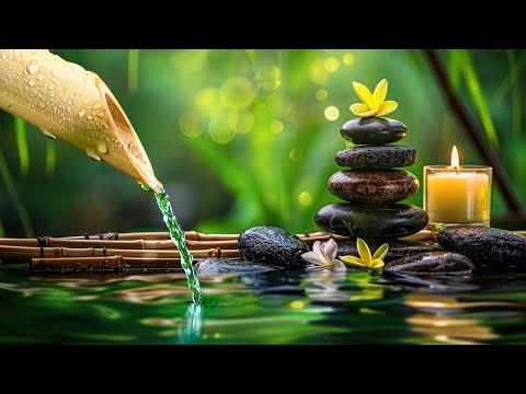 Видео: Расслабляющая музыка для сна со звуками бамбуковой воды 🌿