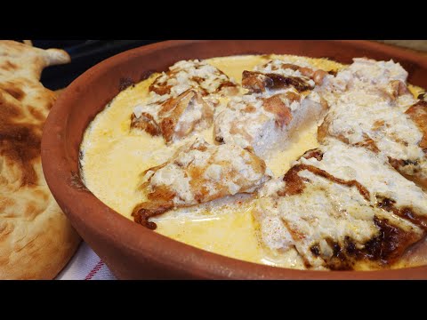 Видео: ВКУСНЕЙШИЙ ШКМЕРУЛИ – КУРИЦА ПО-ГРУЗИНСКИ В СЛИВОЧНО-ЧЕСНОЧНОМ СОУСЕ/ CHICKEN IN CREAMY GARLIC SAUCE