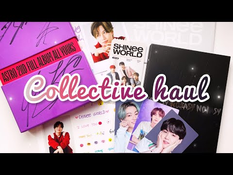 Видео: ✉ Распаковка альбомов и мерча Astro, Stay Kids, BTS, SHINee // Collective haul ✉