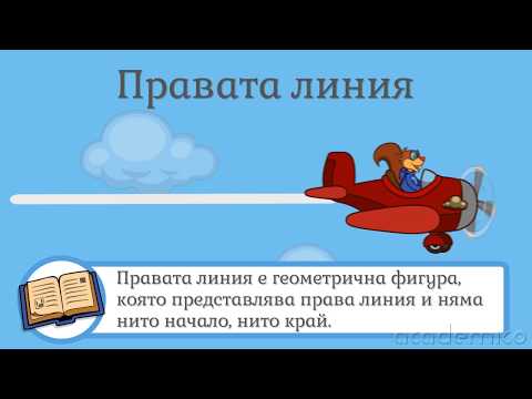Видео: Права и крива линия. Лъч - Математика 3 клас | academico
