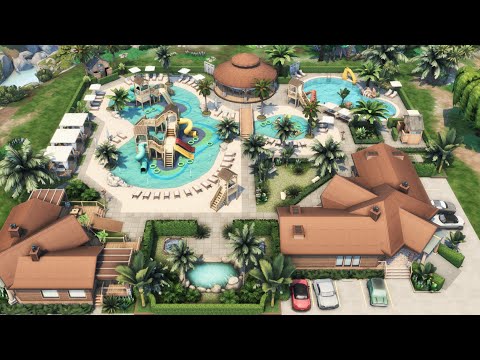 Видео: ИДЕАЛЬНЫЙ АКВАПАРК | Идеальный семейный отдых | The Sims 4 Приключения ждут скоростного строитель...