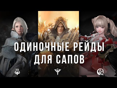 Видео: Lost Ark. Одиночные рейды на сапорте. Билды.