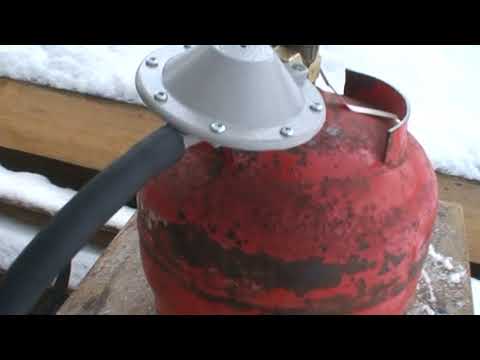 Видео: Перевод мотоблока на газ