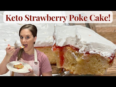 Видео: Кето-торт со вкусом клубники и поке | Victoria's Keto Kitchen