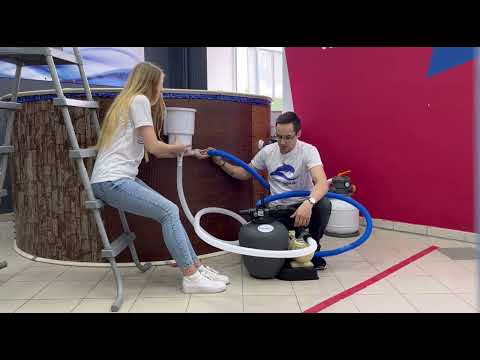 Видео: Как собрать фильтр для бассейна | ФИЛЬТР С ПОМПОЙ Emaux FSU-8TP