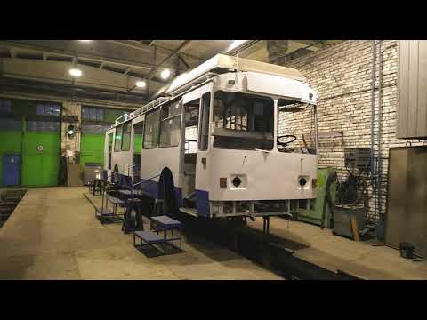 Видео: ремонт  троллейбуса ЗиУ 9