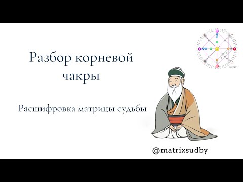 Видео: Разбор корневой чакры по матрице судьбы/Владимир Фей