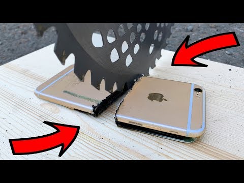 Видео: ЭКСПЕРИМЕНТ: ПИЛА vs iPHONE