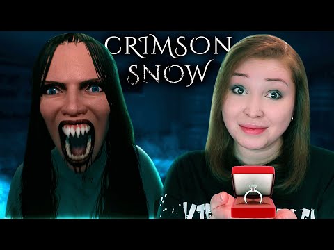 Видео: БЕШЕНАЯ ХОЧЕТ ЗАМУЖ! [Полное прохождение Crimson Snow]