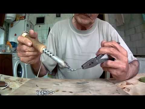 Видео: Изготовление блесен для подледной ловли окуня