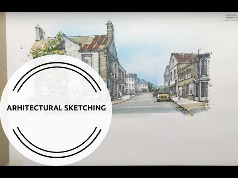 Видео: Городской скетчинг (видеоурок)