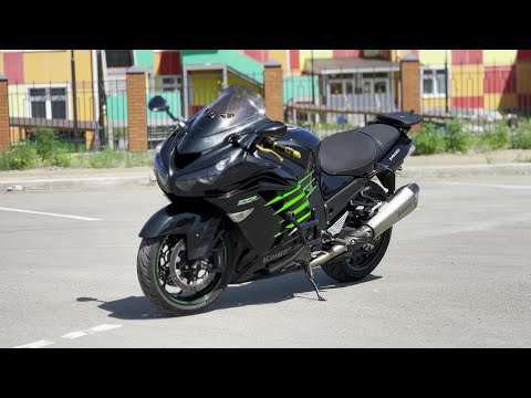 Видео: Kawasaki ZZR1400/ZX14, самый мощный, серийный мотоцикл в Мире.