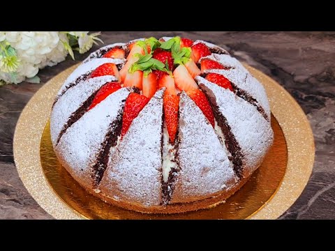 Видео: Быстро и легко! Идеальный торт, которым вы сразу же насладитесь! Торт ВУЛКАН