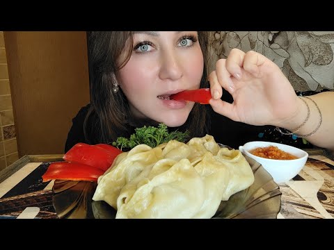 Видео: МУКБАНГ/СОЧНЫЕ МАНТЫ🔥АДЖИКА ИЗ КАБАЧКОВ‼️ВКУСНЕЙШИЙ УЖИН 🤤🤤