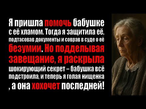 Видео: ПРИШЛА ПОМОЧЬ БАБУШКЕ, И НЕ НАШЛА СЕБЯ В ЗАВЕЩАНИИ. ТЕПЕРЬ НЕ ЗНАЮ КУДА ДЕВАТЬСЯ!!!