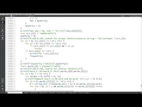 Видео: Программирование, Си #34. Строки символов, составляем слова из символов и определяем соответствие