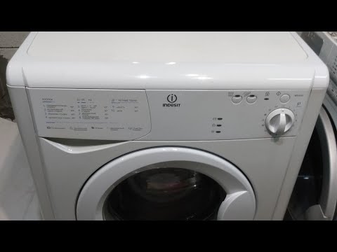 Видео: обзор инструкция стиральная машина Indesit WISA 101