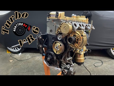 Видео: Сборка 12-вольтового VR6 за 15 минут. Полностью кованый