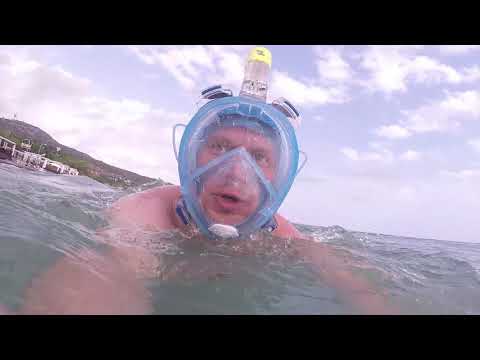 Видео: Полнолицевая маска для плаванья  Опыт использования  Отзыв