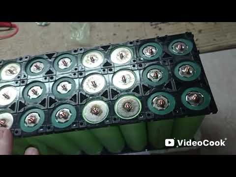 Видео: Сборка Lifepo4 акума 12.8 в  90 ач из банок 32140 с резьбами