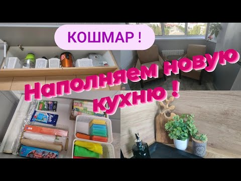 Видео: Новая кухня.Организация в шкафчиках.Буря!#fun #новаякухня #ремонткухни #организацияхранениянакухне