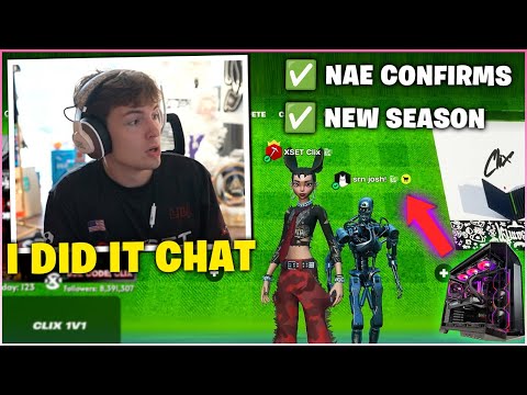 Видео: CLIX ОФИЦИАЛЬНО ВОЗВРАЩАЕТ NAE И СРАЖАЕТСЯ 1 НА 1 С ПАРНЕМ, КОТОРОМУ ОН ПОЛУЧИЛ КОМПЬЮТЕР!