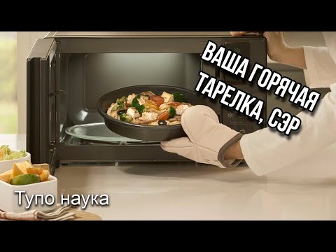 Видео: Почему микроволновка греет тарелку, а не еду?