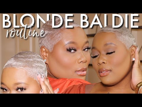 Видео: Ретушь корней на платиновом блонде пикси | Как получить идеальный блонд для WOC | BetheBeat
