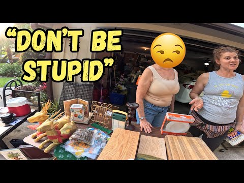 Видео: Они разозлились, что мы не купим это на их гаражной распродаже.