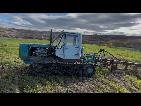 Видео: Перший день оранки 28.10.25,трактор т150 гусеничний з плугом 5.35