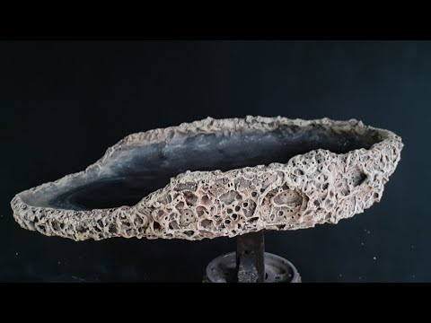 Видео: Как сделать рельефный горшок с коралловыми мотивами