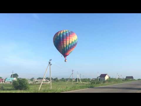 Видео: Полет на Воздушном Шаре в городе Уссурийске