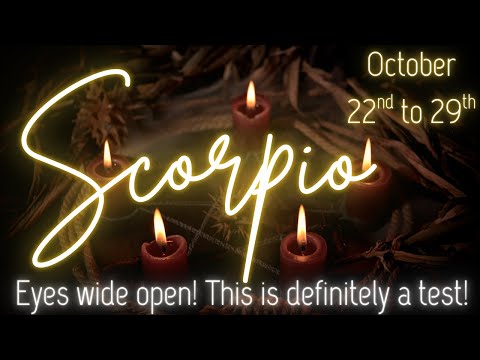 Видео: Скорпион: Это проверка!! Подтверждено на 100%!! Это проверка!! ⚠️ ~ Таро Скорпиона на октябрь 2025