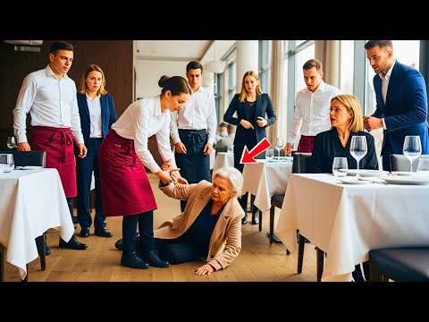 Видео: Все издевались над официанткой, которая помогла упавшей старушке, не зная, что она мать миллиардера.