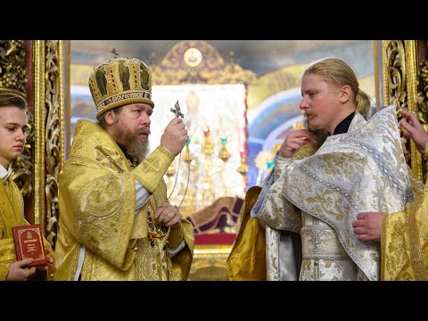 Видео: Рукоположение митрополитом Тихоном пресвитера Михаила Барулина