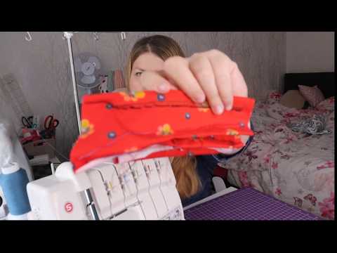 Видео: Осмотр и первый широкий шов 2-нитка на каверлоке | Singer Professional 5 Review (Coverlock Machine)