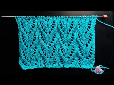 Видео: Ажурный узор 585 #Узорыспицами