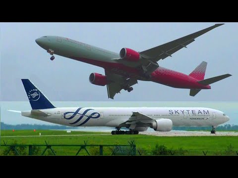 Видео: Споттинг в аэропорту Владивосток.