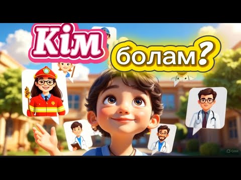 Видео: 🎶 Кім болам? – Балаларға арналған шабытты ән + караоке 🎼3D мультфильм-ән #балаларғаарналғанәндер 