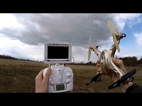 Видео: Распаковка и запуск квадрокоптера JJRC H9D с FPV