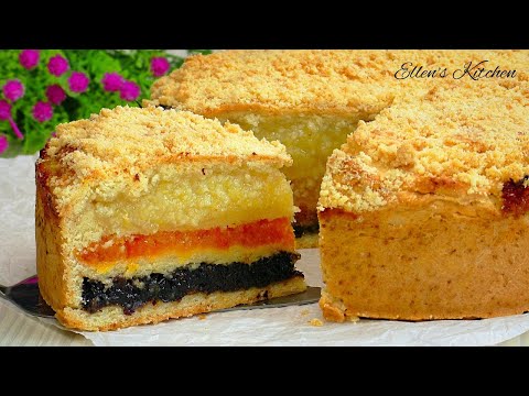 Видео: Знаменитый трехслойный пирог! Вы будете в восторге! Просто и вкусно!