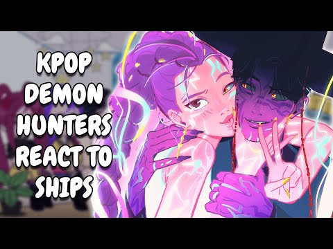 Видео: Реакция охотников на демонов KPop на шиппинг || Реакция Gacha