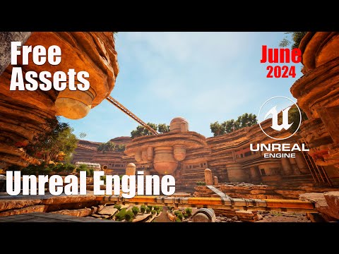 Видео: Бесплатные ассеты Unreal Engine 5 ( 4 ) за июнь 2024г