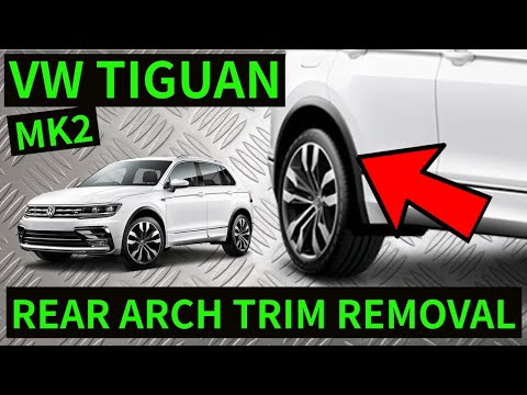 Видео: VW TIGUAN MK2 — как снять и заменить заднюю пластиковую накладку арки