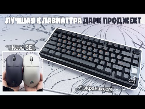 Видео: ЛУЧШАЯ КЛАВИАТУРА Дарк проджект с божественным тайпингом, игровая мышь Nova SE за 2000 рублей