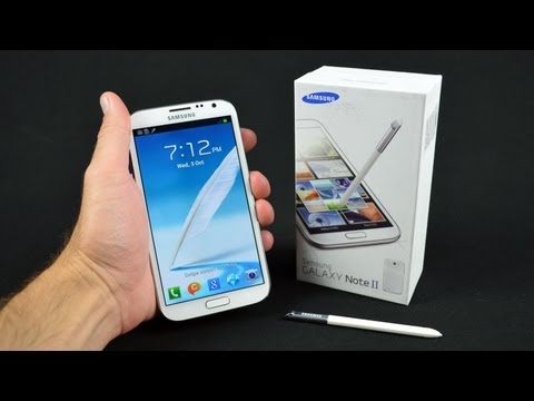 Видео: Samsung Galaxy Note II: распаковка и обзор