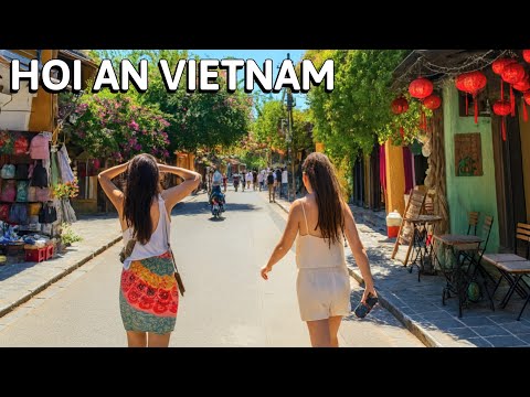 Видео: 🇻🇳 Прогулка Хойан Вьетнам | Утренняя прогулка по старому городу | Японский мост, Торговая улица