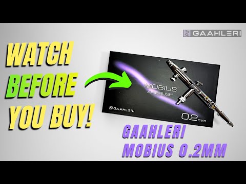 Видео: Это лучший аэрограф для масштабного моделирования? | Полный обзор аэрографа Gaahleri ​​Mobius 0,2 мм