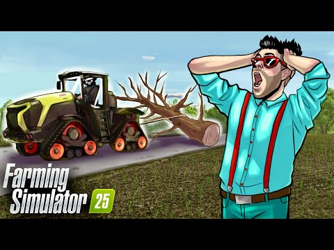 Видео: КОРОЧЕ ГОВОРЯ, МЫ НАШЛИ ЕЩЕ БОЛЕЕ КРУТОЕ РЕШЕНИЕ ДЛЯ ЛЕСА В FARMING SIMULATOR 25